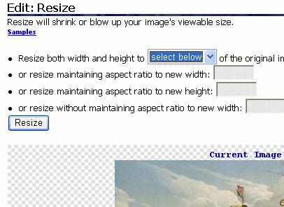 Edit: Resize window